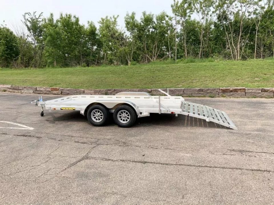 New 2027 Aluma 78x14 ATV Trailer - Bi-Fold Ramp!