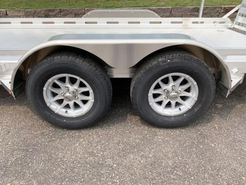 New 2027 Aluma 78x14 ATV Trailer - Bi-Fold Ramp!