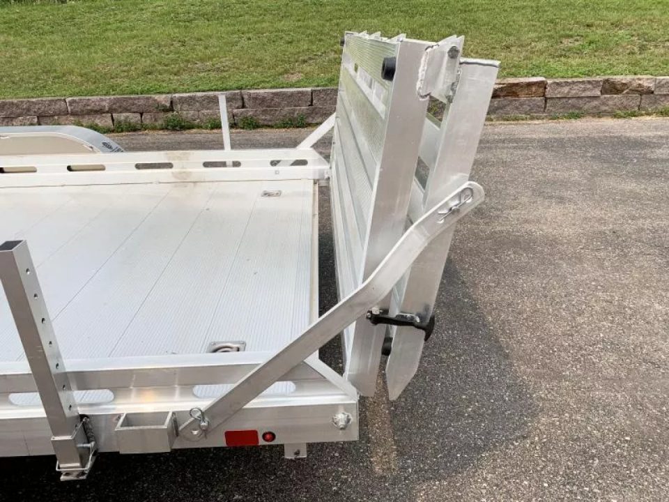 New 2027 Aluma 78x14 ATV Trailer - Bi-Fold Ramp!