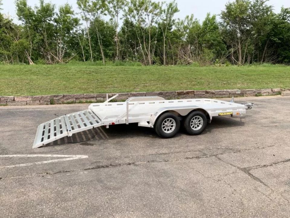 New 2027 Aluma 78x14 ATV Trailer - Bi-Fold Ramp!