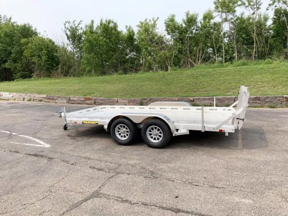 New 2027 Aluma 78x14 ATV Trailer - Bi-Fold Ramp!