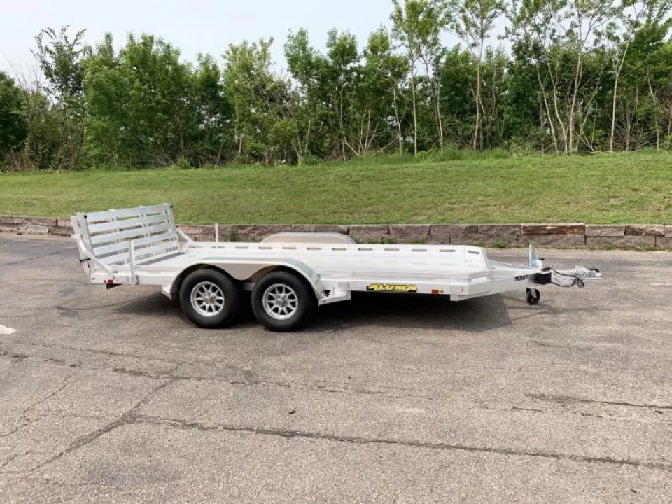 New 2027 Aluma 78x14 ATV Trailer - Bi-Fold Ramp!