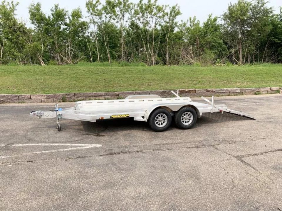 New 2027 Aluma 78x14 ATV Trailer - Bi-Fold Ramp!