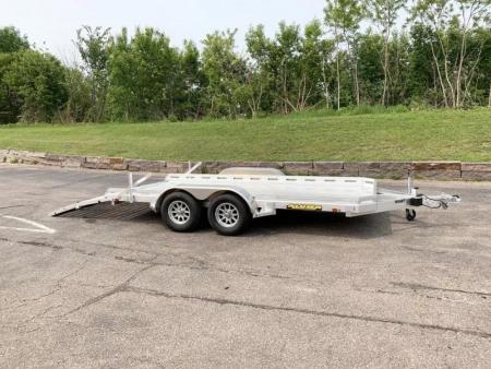 New 2027 Aluma 78x14 ATV Trailer - Bi-Fold Ramp!