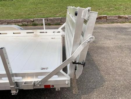 New 2027 Aluma 78x14 ATV Trailer - Bi-Fold Ramp!