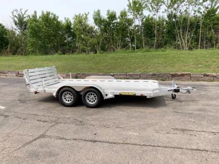New 2027 Aluma 78x14 ATV Trailer - Bi-Fold Ramp!