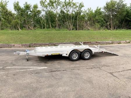 New 2027 Aluma 78x14 ATV Trailer - Bi-Fold Ramp!