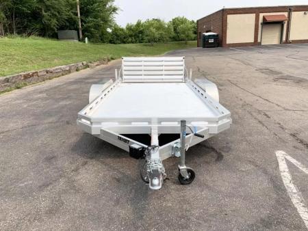 New 2027 Aluma 78x14 ATV Trailer - Bi-Fold Ramp!