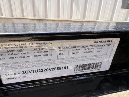 New 2027 PJ Trailers 18' HD Gate Utility Trailer