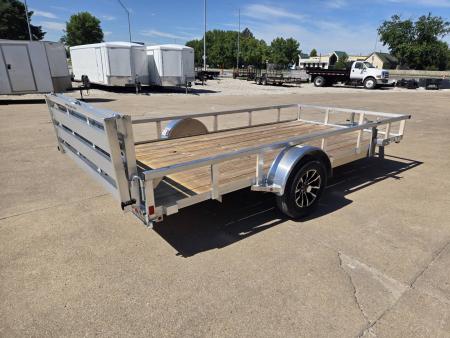 New 2026 H&H Trailers 82x14 Aluminum Rail Side 3K Utility Trailer