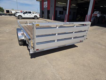New 2026 H&H Trailers 82x14 Aluminum Rail Side 3K Utility Trailer