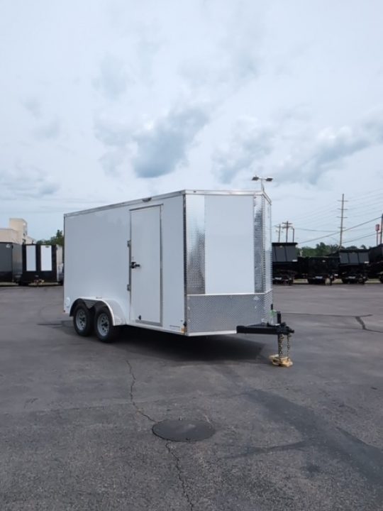 New 2026 Diamond Cargo 7' x 14' TA  V-Nose Enclosed Trailer / 5 Year Warranty