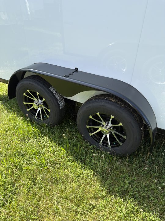 New 2026 ITI Cargo 7 X 16 XE Flat Top V-Nose 7K (Composite White/Black Trim)