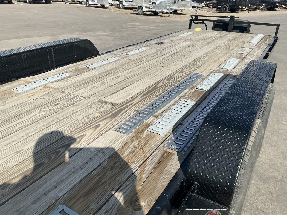 Used 2021 DELC 7x24 Flatbed Trailer
