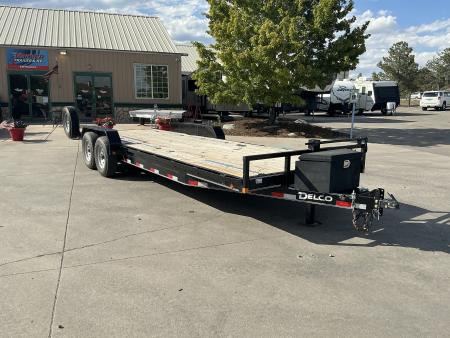 Used 2021 DELC 7x24 Flatbed Trailer