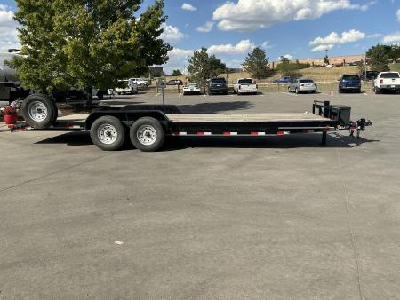 Used 2021 DELC 7x24 Flatbed Trailer