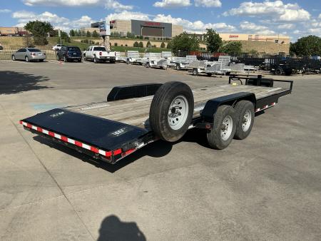 Used 2021 DELC 7x24 Flatbed Trailer