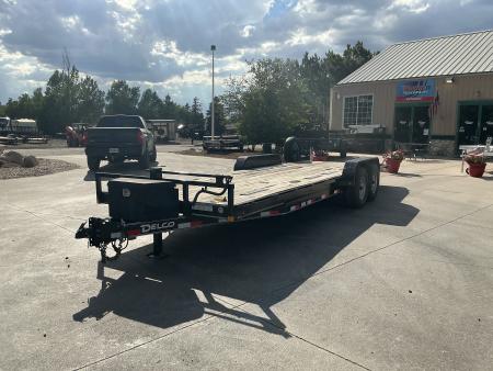 Used 2021 DELC 7x24 Flatbed Trailer