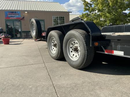 Used 2021 DELC 7x24 Flatbed Trailer