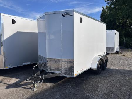 New 2025 Pace American 6 X 12 TANDEM AXLE ENCLOSED CARGO TRAILER BARN DOORS 7K GVWR