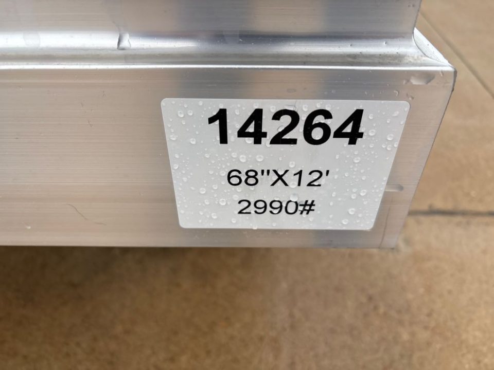 New 2027 Aluma 6812H-S-BT Utility Trailer