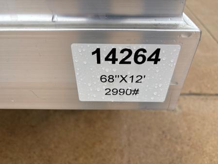 New 2027 Aluma 6812H-S-BT Utility Trailer