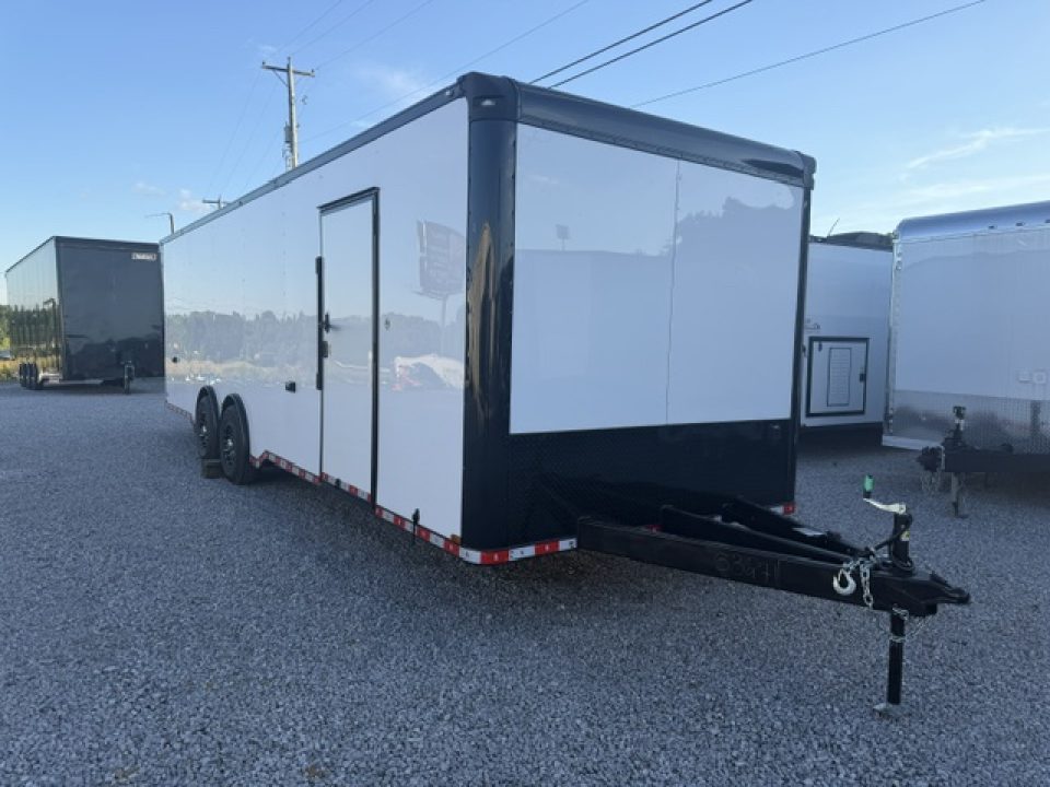 New Outlaw Light Race 8.5x28 12k White/Black Trim PKG W/ RS Cabinets