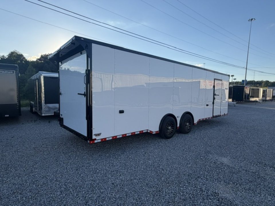 New Outlaw Light Race 8.5x28 12k White/Black Trim PKG W/ RS Cabinets
