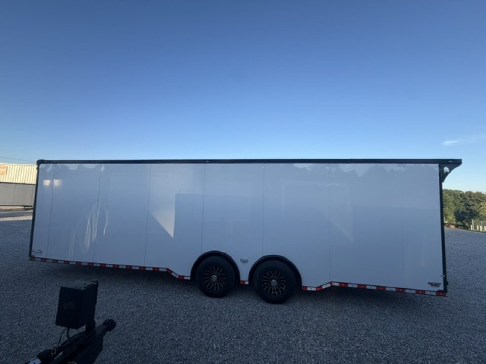 New Outlaw Light Race 8.5x28 12k White/Black Trim PKG W/ RS Cabinets