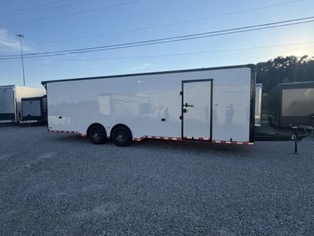 New Outlaw Light Race 8.5x28 12k White/Black Trim PKG W/ RS Cabinets