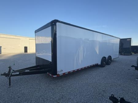 New Outlaw Light Race 8.5x28 12k White/Black Trim PKG W/ RS Cabinets