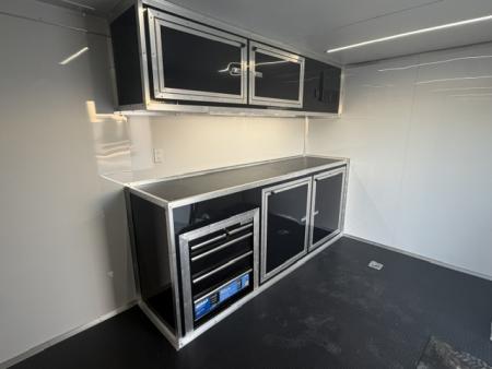 New Outlaw Light Race 8.5x28 12k White/Black Trim PKG W/ RS Cabinets