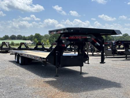 New 2027 MAXXD 102 X32' 30K Hydraulic Dovetail Gooseneck Trailer