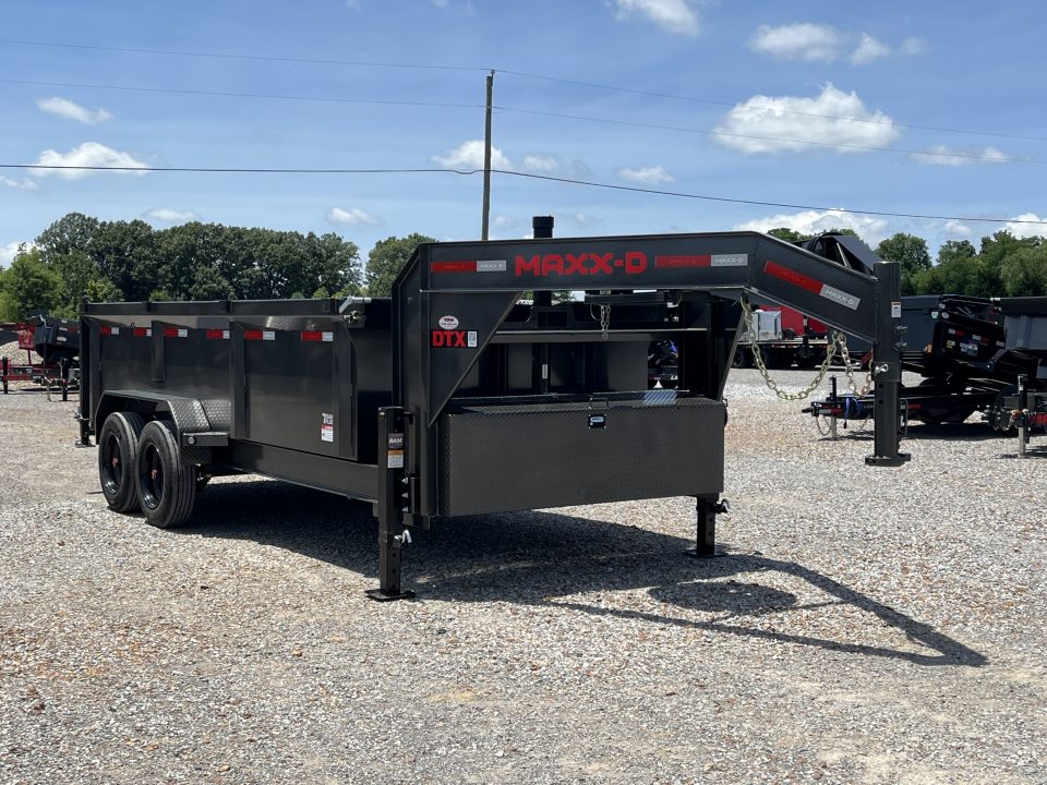 New 2027 MAXXD 83"X18' 18K Telescopic Gooseneck Dump Trailer