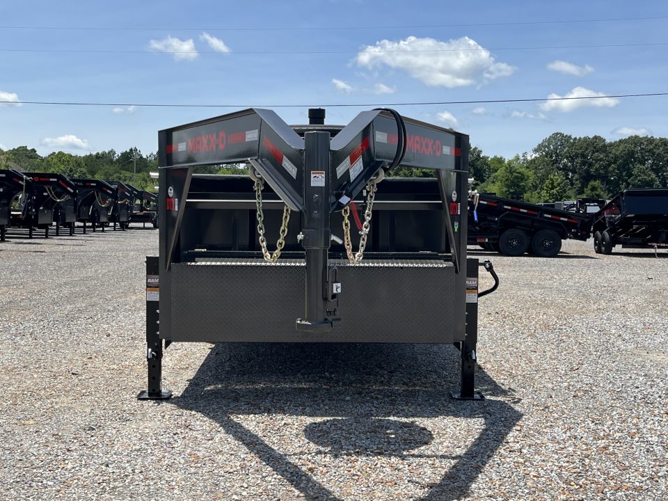 New 2027 MAXXD 83"X18' 18K Telescopic Gooseneck Dump Trailer