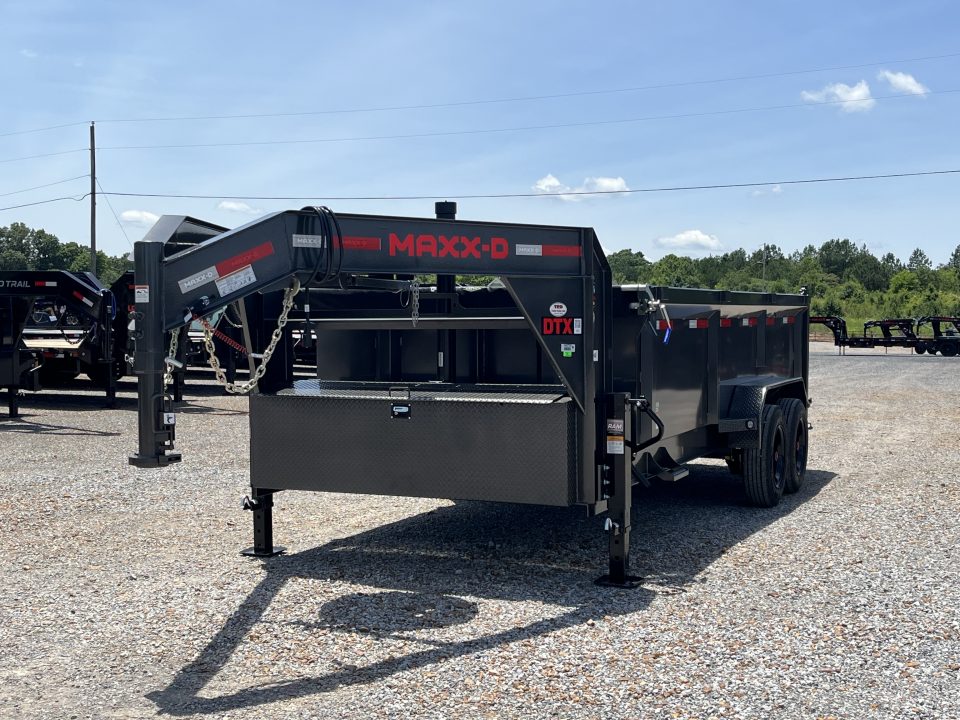 New 2027 MAXXD 83"X18' 18K Telescopic Gooseneck Dump Trailer