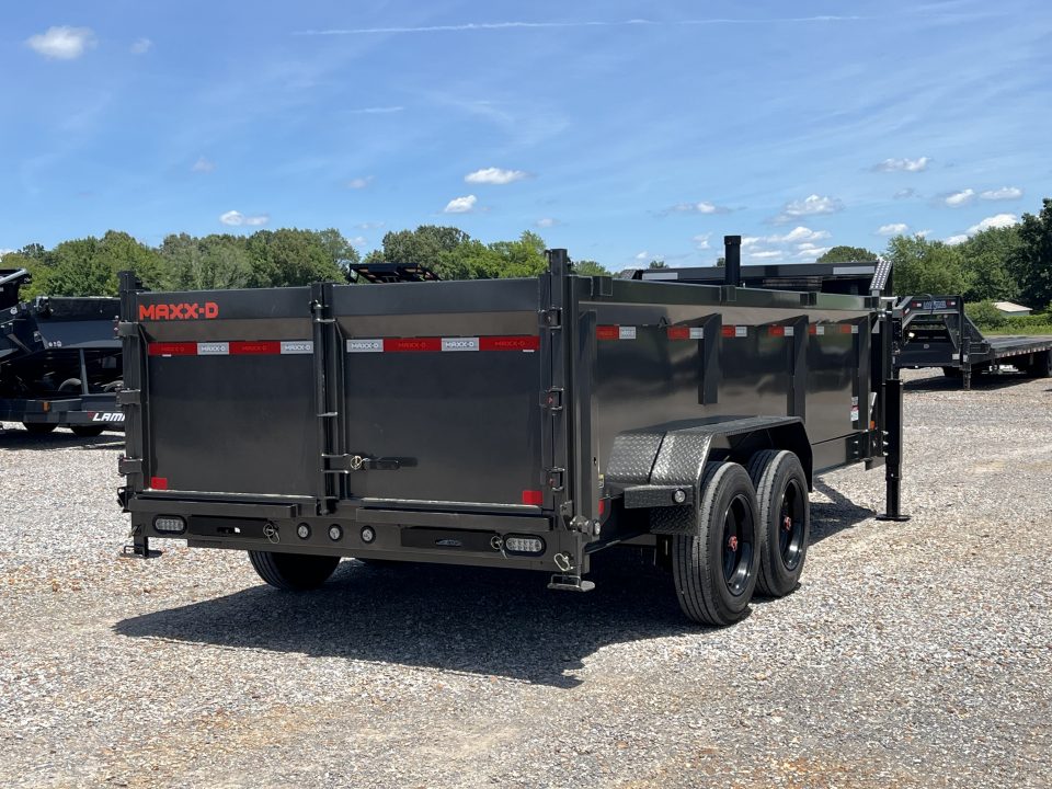 New 2027 MAXXD 83"X18' 18K Telescopic Gooseneck Dump Trailer