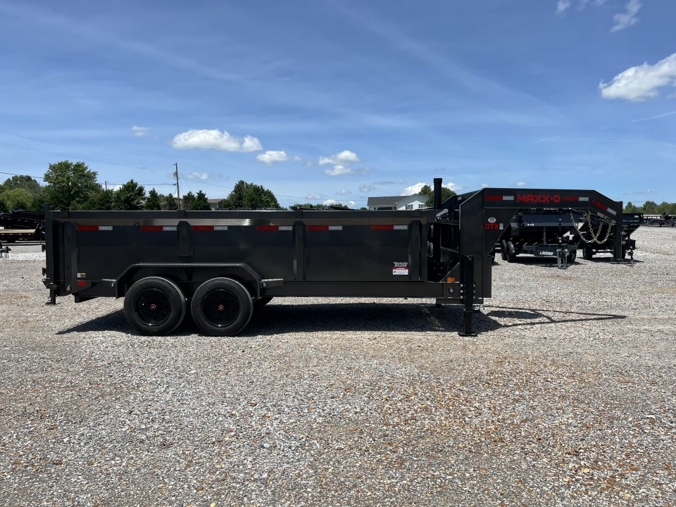 New 2027 MAXXD 83"X18' 18K Telescopic Gooseneck Dump Trailer