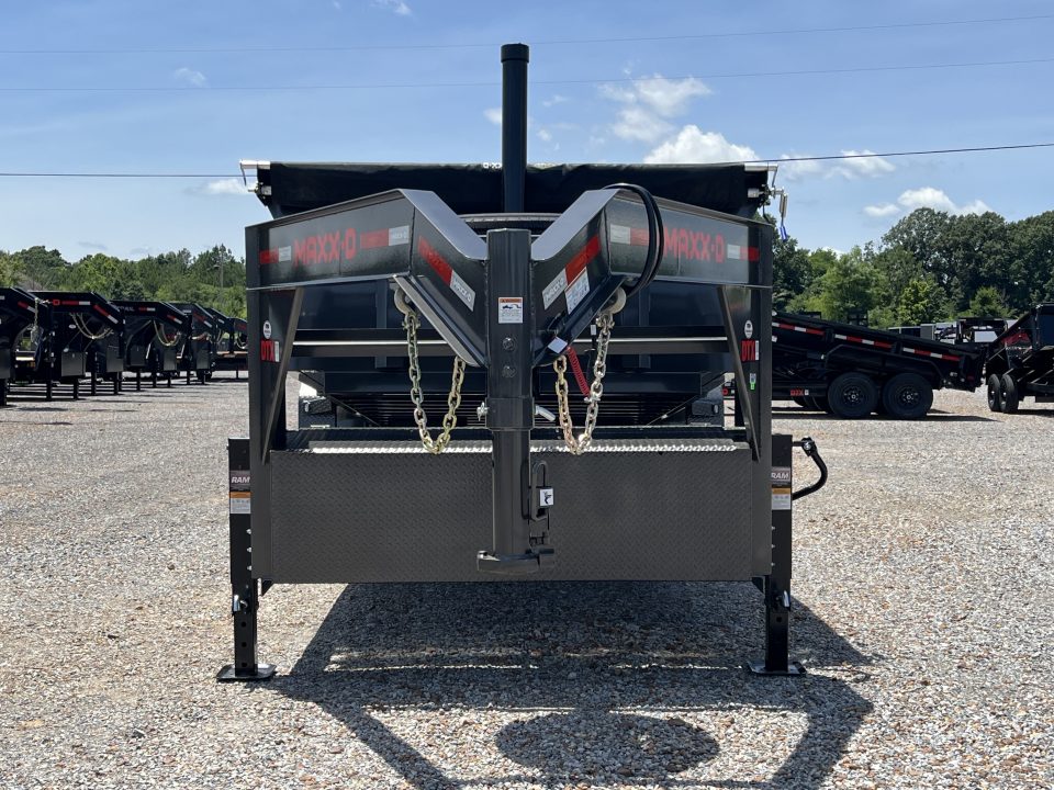 New 2027 MAXXD 83"X18' 18K Telescopic Gooseneck Dump Trailer