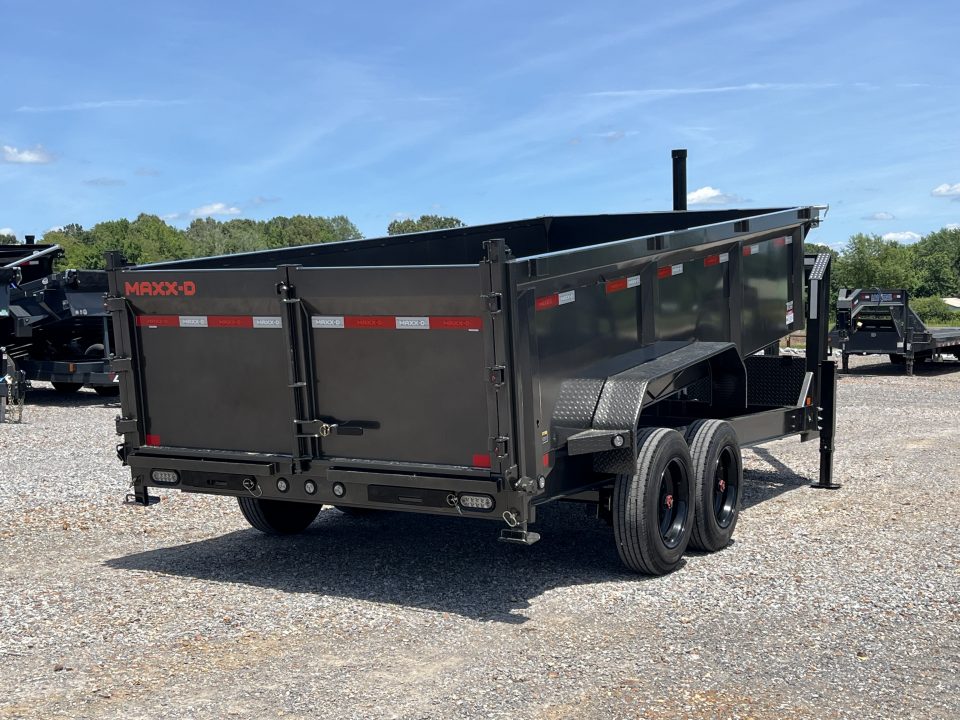 New 2027 MAXXD 83"X18' 18K Telescopic Gooseneck Dump Trailer
