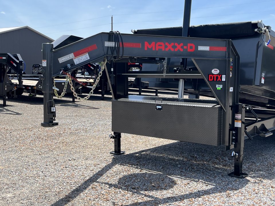 New 2027 MAXXD 83"X18' 18K Telescopic Gooseneck Dump Trailer