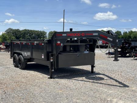 New 2027 MAXXD 83"X18' 18K Telescopic Gooseneck Dump Trailer