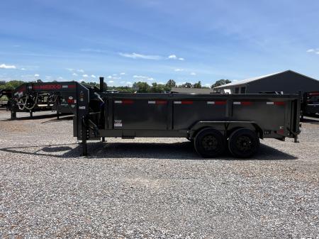 New 2027 MAXXD 83"X18' 18K Telescopic Gooseneck Dump Trailer