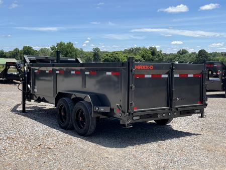 New 2027 MAXXD 83"X18' 18K Telescopic Gooseneck Dump Trailer
