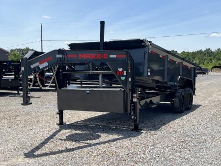New 2027 MAXXD 83"X18' 18K Telescopic Gooseneck Dump Trailer