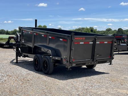 New 2027 MAXXD 83"X18' 18K Telescopic Gooseneck Dump Trailer