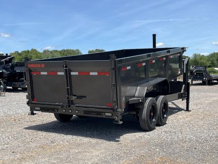 New 2027 MAXXD 83"X18' 18K Telescopic Gooseneck Dump Trailer