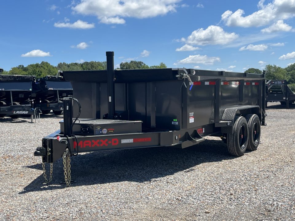 New 2027 MAXX-D 83"X14' 17.5K Telescopic Dump Trailer HYD JACK