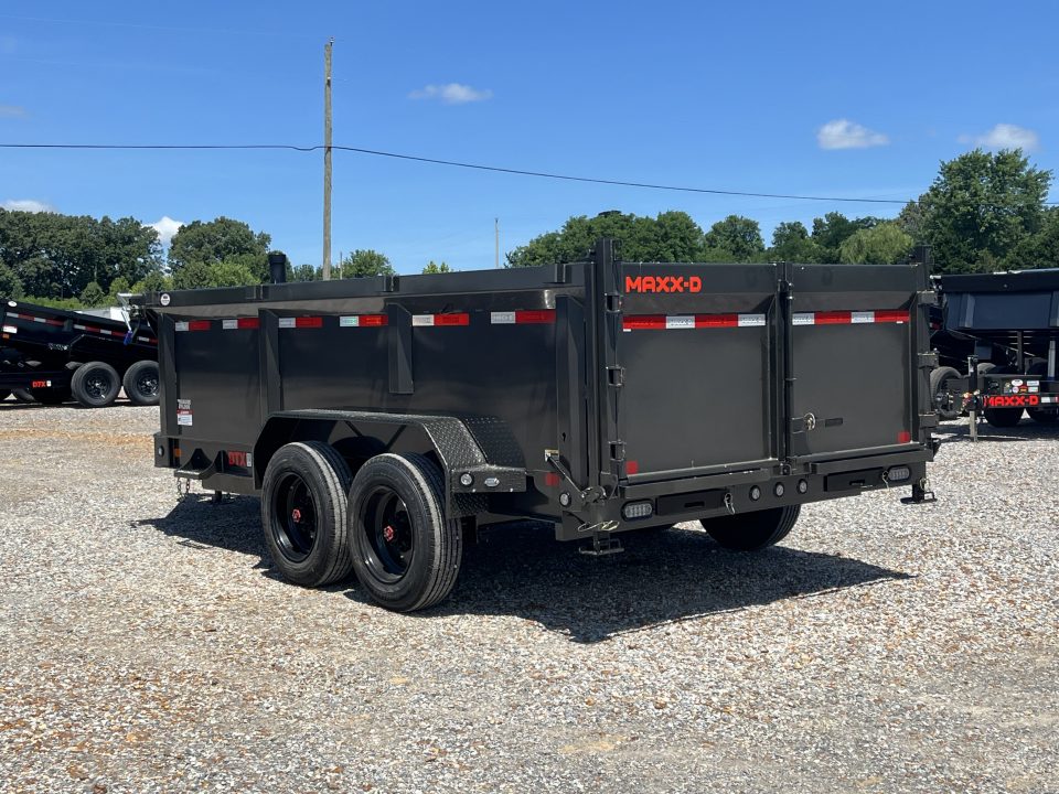 New 2027 MAXX-D 83"X14' 17.5K Telescopic Dump Trailer HYD JACK