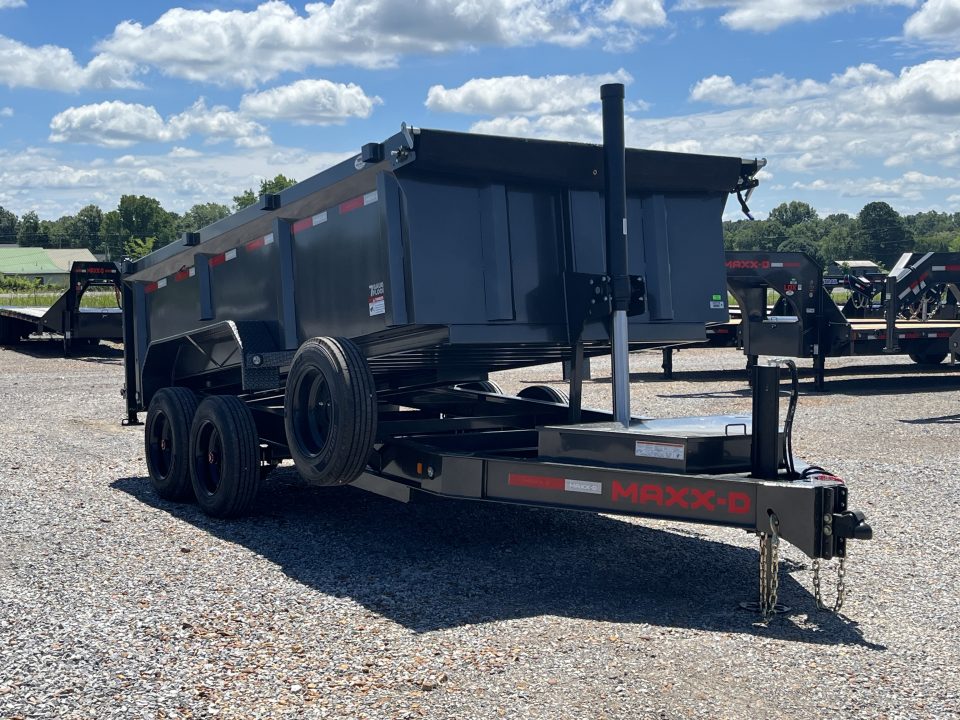 New 2027 MAXX-D 83"X14' 17.5K Telescopic Dump Trailer HYD JACK